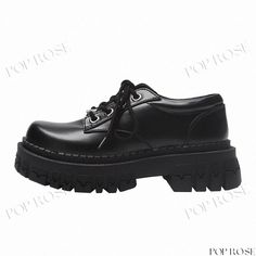 Stylish Chunky Platform Loafers: Classic Black Patent Leather Oxford Shoes for Professionals Leather Platform Oxfords For Streetwear, Streetwear Oxfords With Lug Sole And Round Toe, Black Platform Loafers With Metal Feet And Round Toe, Trendy Platform Loafers With Lug Sole For Streetwear, Black Lace-up Shoes With Chunky Platform And Round Toe, Trendy Streetwear Platform Loafers With Lug Sole, Black Platform Loafers With Chunky Platform, Black Leather Platform Loafers With Chunky Platform, Black Leather Oxfords With Chunky Platform