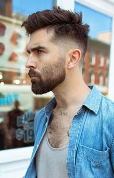 Man Haircut And Beard, Summer Fade Haircut, Wedding Haircut For Men, Fade Beard Style, Summer Haircut For Men, Men Haircut Styles Short, Short Hair Styles For Men, New Hairstyles For Men