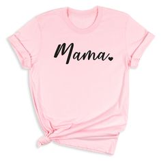 👩💕 Keep your loved ones close with our Custom Mama Shirt personalized with your kid's names! 🌟 Perfect for showcasing your mom pride in style! 😍 Get yours now and wear your heart on your sleeve! For different Mother's Day t-shirt designs, please take a look at our Mother's Day collection. https://www.greatwoodboutique.com/collections/mothers-day-tee-shirts Personalized Pink T-shirt For Mother's Day, Personalized Family Matching Pink T-shirt, Custom Print Cotton Tops For Personalized Gifts, Custom Print Cotton Tops As Personalized Gift, Custom Print Cotton Top As Personalized Gift, Personalized Cotton T-shirt With Letter Print, Custom Text Cotton Tops For Personalized Gift, Casual Personalized Crew Neck T-shirt, Casual Personalized Tops