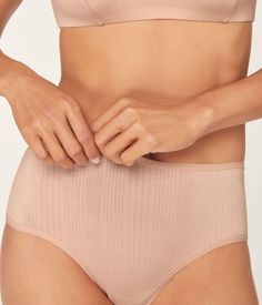 We know a thing or two about bikini bottoms. The Andie underwear version is designed with medium bottom coverage that's perfect for jeans. High Waist Smoothing Beige Bottoms, Fitted Brief Bottoms For Spring, Supportive Beige Shapewear Bottoms, Solid Shapewear Bottoms Bra-friendly, High Waist Shaping Bottoms For Summer, Pink Soft Touch Shapewear Bottoms, Soft Touch Pink Shapewear Bottoms, Stretch Brief-style Shapewear Bottoms, Pink High Waist Micro-elastic Bottoms