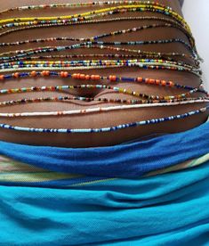 Waist Beads African, Belly Beads, Afro Punk Fashion, African Waist Beads, Waist Jewelry, Trend Clothes, African Accessories, Mode Hippie, Belly Jewelry