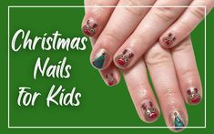 25+ Cute Christmas Nails for Kids Design Ideas Cute Christmas Nails For Kids, Christmas Nails For Kids, Christmas Nail Inspiration, Christmas Dip, Snowflake Nail Design, Snowflake Nail, Mani Ideas, Preppy Christmas, Cute Christmas Nails