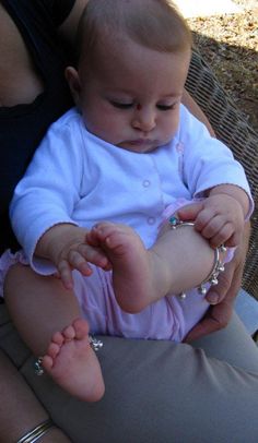 A one of a kind Baby anklet set. ★ Great gift idea for Newborn Baby ★A timeless heirloom that can be passed down from generation to generation.The bracelet design replicates an ancient traditional talisman baby anklet which adorned a child's ankle.The remarkable twist with this piece is that when you outgrow it as an anklet, it becomes a cuff bracelet, providing you with a rich fashionable look that holds a hint of the Orient.This is a handcrafted design, made of sterling silver. Each anklet has Baby Anklet, Anklet Designs, Thanksgiving Sale, Baby Jewelry, Bracelet Design, Circle Of Life, Baby Life, Bracelet Designs, Body Jewelry