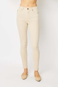 Garment Dyed Tummy Control Skinny Jeans High Waist Jeans For Fall, Washed High Rise Stretch Jeans, High Rise Stretch Washed Jeans, Everyday Slim Fit Mid-rise Bottoms, Everyday Mid-rise Slim Fit Bottoms, Fitted High Rise Bottoms For Everyday, Fitted Mid-rise Everyday Bottoms, Versatile Mid-rise Bottoms For Everyday, Fitted Slim Bottoms For Everyday