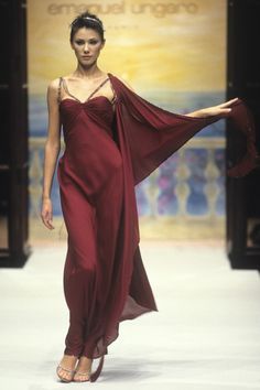 Ungaro Couture, 1998 Couture, Emmanuel Ungaro, Award Dresses, Vintage Haute Couture, Belgian Fashion, Goddess Fashion, Vintage Designer Bags