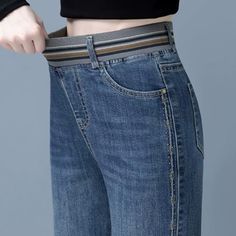 - Perfect Condition - Very Comfortable And Cute - High Rise And Flattering Sewing Alterations, Elastic Waist Jeans, Waist Jeans, Jeans Color, Colored Jeans, Wide Leg Jeans, Flare Jeans, Leg Jeans, Elastic Waist