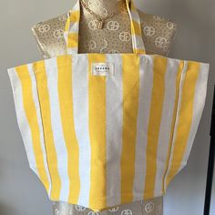 Szane Maxi Parasol Canvas Tote Bag. Great Summer Bag. Brand New And Never Used. Dimensions Are 22”L X 13”D X 6”W And 10" Drop Material: 100% Cotton. Machine Washable. Purchased Directly From Sezane Store. This Particular Color And Style Is Sold Out Online And In Stores. Casual Yellow Shoulder Bag For Beach Season, Yellow Large Capacity Beach Bag For Shopping, Yellow Large Capacity Beach Bag For Summer, Large Capacity Yellow Beach Bag For Summer, Yellow Shoulder Beach Bag For Spring, Spring Yellow Shoulder Beach Bag, Large Capacity Yellow Summer Shoulder Bag, Large Capacity Yellow Summer Bag, Yellow Canvas Bag For Spring Travel