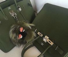 fashion, green, and hermes bag, olive green aesthetic, khaki green Fendi Monster, Hermes Birkin Handbags, Birkin Handbags, Bag Obsession, Hermes Handbags, Hermes Bags, Beautiful Bags, Hermes Birkin