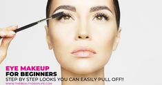 Easy Eye Makeup For Beginners, Step By Step Eyeshadow, Makeup Wrinkles, Easy Eye Makeup, Flawless Face Makeup, Best Makeup Tutorials