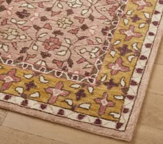 Ashlee Tufted Wool Rug | Pottery Barn Kids Floral Rugs Living Room, Vintage Floral Rugs, Eclectic Dining Room, Colorful Playroom, Eclectic Dining, Always Kiss Me Goodnight, Playroom Rug, Pakistani Rugs, 8x10 Area Rugs