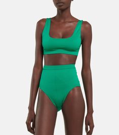 Serene bra and Tranquil briefs set Green Ribbed Swimwear For The Beach, Green Ribbed Swimwear For Beach, Fitted Green Ribbed Swimwear, Sporty Seamless Green Swimwear, Un Sustainable Development Goals, Sustainable Development Goals, Briefs, Luxury Fashion, Bra