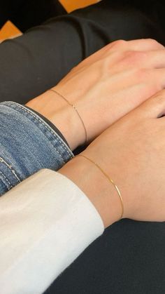 Couple Permanent Bracelet, Permanent Bracelet Couple, Simple Ring Designs Gold, Bracelet Ideas For Couples, Couple Bracelets Aesthetic, Couple Matching Jewelry