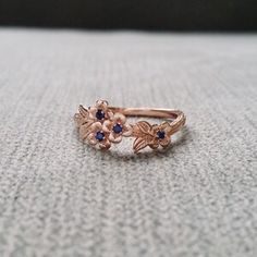 Gold Flower Engagement Ring, Antique Inspired Engagement Rings, Engagement Ring Delicate, Size 4 Rings, Flower Engagement, Dogwood Blossoms, Amethyst And Diamond Ring, Sapphire Rings, Flower Engagement Ring