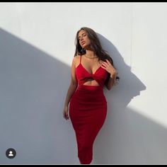 Beautiful Dress Red Midi Dress For Day Out, Chic Red Bodycon Dress, Flirty Red Midi Dress For Date Night, Fitted Red Midi Dress For Day Out, Red Summer Dresses For Going Out, Red Midi Length Dress For Night Out, Spring Red Dress For Going Out, Red Dress For Going Out In Spring, Red Midi Dress For Party