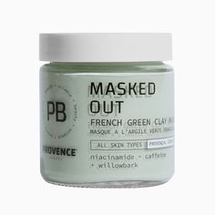 New In Box Provence Beauty Clay Mask A Clay Mask That Deep Cleans Congested Pores + Gently Exfoliates Skin Leaving It Feeling Smooth, Soft, And Refreshed. Masked Out French Green Clay Mask Is Formulated With A Unique Blend Of French Green Clay, Caffeine + Niacinamide, And Willowbark Bha To Absorb Excess Oils, Refine Skin Tone, And Thoroughly Clean Pores. Provence Beauty, Cleaning Pores, Congested Pores, Green Clay Mask, Face Mask For Pores, French Green Clay, French Green, Skin Care Face Mask, Clay Face Mask