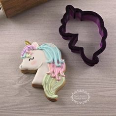 Mermicorn Cookie Cutter unicorn and Mermaid Cutter | Etsy Custom Cookie, Unicorns And Mermaids, Unicorn Cake, Cute Cookies, Mermaid Birthday, Chocolate Molds, Kansas, Cake Toppers, Mermaid