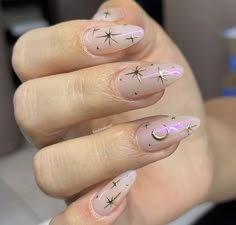 Unghie Sfumate, Moon Nails, Subtle Nails, Star Nails, Minimalist Nails, Fire Nails, Funky Nails, Dream Nails