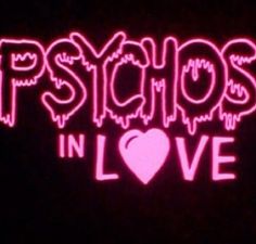 a neon sign that says psychic in love