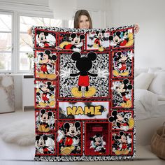 👏CONGRATULATIONS You have found an online shop with reasonable prices, amazing quality, and fast shipping 👉About Fleece Sherpa Blanket: Made with 100% polyester fleece, this custom-print fleece blanket is as soft as it is stylish. Put your design on the top side with stunning colors to create an instant-favorite addition to any home. The blanket comes in two sizes and features a textured sherpa underside. 👉About Velveteen Plush Blanket: Create a cozy and warm atmosphere at home with this plus Mickey Minnie Christmas, Mickey Mouse Blanket, Minnie Christmas, Mickey Mouse Birthday, Mickey Minnie, Sherpa Blanket, Plush Blanket, Disney Mickey, Fleece Blanket