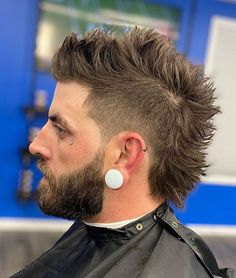 V Fade Haircut Men Short, Men’s Mohawk, Low Fade Mohawk, Modern Mohawk Men, Mens Mohawk, Haircuts For Men 2022