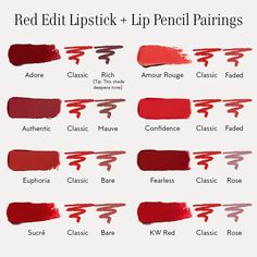 Red Edit Lipstick Iconic Edition - Confidence Tomato Red Lipstick, Iris Perfume, Organic Mascara, Red Lipstick Shades, Kjaer Weis, Skin Undertones, How To Apply Lipstick, Hot Lips, Organic Shea Butter