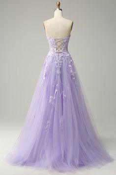 Tulle Pattern, Evening Dress Long, Purple Prom, Prom Dresses Elegant, Tulle Evening Dress, Purple Prom Dress, Dresses Formal Elegant, Elegant Party Dresses, Prom Dress Inspiration