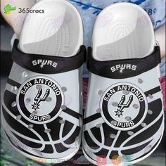 100 Perfect Black And White Crocs Ideas in 2023 San Antonio Spurs Logo, Crocs Shoes For Men, Kings Basketball, Spurs Basketball, Crocs Outfit, New York Basketball, Crocs Slippers, Logo Basketball, Crocs Clogs