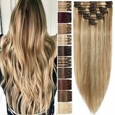 Autumn and winter promotion, up to 50% discount, while stocks last! About Benehair Benehair Human Hair Extensions made with 100% real human haircome in a nice variety of lengths, weights, and colors.We have our own hair extensions factory,which has 20 years experience.Our hair extensions use to supply many well known store in Europe and USA.We guarantee 100% Remy Human Hair no fake In our shop.So you can rest assure to buy and will love our hair extensions! Material: 100% Remy Human Hair Attachm 20 Inch Hair Extensions, Hair Extensions Clip, Extensions Clip In, Blonde Hair Extensions, Real Hair Extensions, Hair Extension Clips, Ombre Hair Extensions, Long Hair Extensions, Human Hair Color