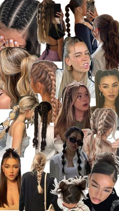 Almost too many to choose from Long Hair, Braids, Hairstyles, Collage, Hair, Plaits