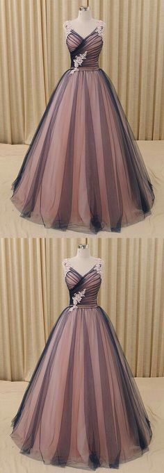 Dress Neck Lines, Neck Lines, Prom Dresses 2018, Tulle Evening Dress, Steampunk Wedding, Stil Boho, Tulle Ball Gown, Ball Gowns Evening, فستان سهرة