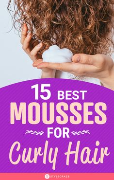 Top Curly Hair Products, Curly Hair Mousse, Curl Mousse, Frizz Free Curls, Haircuts For Curly Hair, Hair Mousse, Curly Hair Inspiration