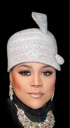 Rhinestone Hats, Daycare Decor, Dressy Hats, Beaded Crown, Queen Nefertiti, Round Hat, African Wear Dresses, Elegant Hats, Fancy Hats