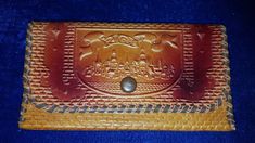 This listing features a beautiful detailed hand stitched leather eastern European wallet Live Oak, Eastern European, Money Clip Wallet, Stitching Leather, Eastern Europe, Hand Stitched, Hand Stitching, Purse Wallet, Wallets