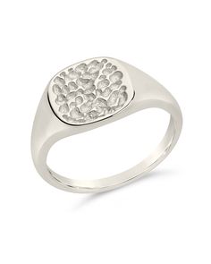 We've added a textured spin on the classic signet look! You'll stun when you wear this unique, shining ring out and about. Available in gold and silver tones. 
Materials: 14K gold or rhodium plated brass
Features: 2mm-10mm width, 10x10mm signet, Lead & Nickel free Forever Rings, Solid Gold Bracelet, Silver Signet Ring, Gold Signet Ring, Statement Drop Earrings, Rings Jewelry Fashion, Mens Accessories Jewelry, Earring Sale, Out And About