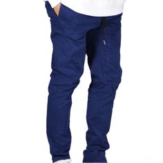 Style: Hd307. Condition Is New With Tag. 14 1/2" Across At Waist. Rise 11-12". Inseam 30 1/2". 98% Cotton/2% Spandex. Machine Wash Cold. Blue Denim Casual Cargo Pants, Casual Blue Denim Cargo Pants, Blue Cotton Bottoms For Streetwear, Casual Navy Straight Leg Cargo Pants, Mid-rise Blue Pants For Streetwear, Casual Blue Cotton Cargo Pants, Blue Mid-rise Pants For Streetwear, Casual Navy Straight Leg Bottoms, Casual Navy Straight Leg Pants