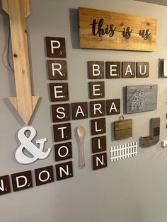 hand made scrabble letters customized for your loved ones names! perfect for a gift or on your own wall! Scrabble Wall Art Diy, Hallway Colour Ideas, Scrabble Wall Decor, Scrabble Wall Art, Hallway Colours, Wall Decor Diy, Scrabble Wall, Wall Art Diy, Wall Art Decal