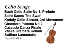 cello song with the names of various musical instruments