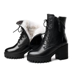 Boots Winter Women, Boots 2020, Usa Shoes, Genuine Leather Boots, Mens Snow Boots, Boots Winter, Leather Boots Women, Women Boots, Winter Boots Women