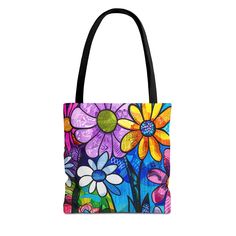 "Cheerfully Artistic: All-Over Print (AOP) Tote Bag" Brighten your day with our "Cheerfully Artistic" all-over print (AOP) tote bag. This vibrant tote features a lively and colorful design that embodies creativity and joy. Perfect for adding a pop of color and artistic flair to any outfit, this tote is a must-have accessory for the cheerful and creative spirit. Crafted from high-quality, durable materials, this tote bag is both practical and visually stunning. Its spacious interior provides ample room for books, groceries, gym gear, or daily essentials, making it a versatile accessory for any occasion. The sturdy and comfortable handles ensure easy carrying, whether you're heading to work, the market, or a fun weekend adventure. Let the "Cheerfully Artistic" tote bag be a burst of positivi Cheerful Art, Creative Accessories, Gym Gear, Everyday Accessories, Daily Essentials, Colorful Design, Printed Tote Bags, Accessories Unique, Brighten Your Day