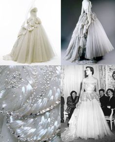 Christian Dior Venus Dress, Dior Venus Dress, Old Dior Dress, Dior White Dress, Peacock Dress, Dress History, Fancy Dresses Long