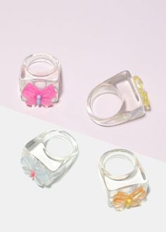 Different options Pair with other rings Fun accessory Cheap Adjustable Butterfly Ring, Butterfly Rings Aesthetic, Metal Butterfly Ring For Gift, Adjustable Metal Butterfly Ring, Rings Fun, Orange Butterfly-shaped Jewelry Gift, Flower Scrunchie, Jewelry Hair Accessories, Thick Hoop Earrings