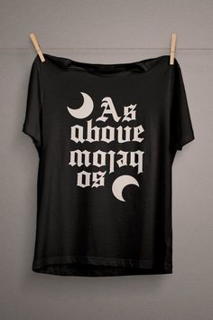 Hey, I found this really awesome Etsy listing at https://www.etsy.com/listing/779028368/as-above-so-below-t-shirt-witch-clothing Witchcraft Aesthetic, Witch Clothing, Wiccan Clothing, Pagan Clothing, Witchy Shirt, Occult Clothing, As Above So Below, Witchy Fashion, Witch Outfit