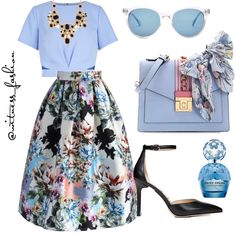 Light Blue Outfits, Outfits For Church, Church Outfit Summer, Fashion Forward Outfits, Blue Outfits, Church Outfit, On My Way, Outfit Style