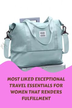 [AffiliateLink] Bird In Bag - Premium Travel Bag For Women: Waterproof Weekender Duffel Gym Tote With Adjustable Strap, Large Capacity Carry-On Overnight Bag With Trolley Sleeve, Wet Pocket, And Travel Duffel Bags Hospital Bag #besttravelessentialsforwomen