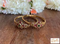 Bangle Set - 2-6 Size Bangles Luxury Hand Set Chandbalis For Celebration, Luxury Hand-set Chandbalis For Celebrations, Luxury Hand Set Chandbalis For Party, Bangle Set, Plate Size, Gold Gold, Gold Bangles, Gold Material, Gold Plate