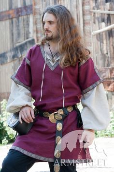 Vestidos Medieval, Mens Garb, Medieval Tunic, Lotr Wedding, Sca Garb, Viking Dress, Viking Costume