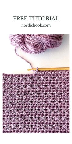 the crochet pattern is shown with text that reads,'free knitting stitchs and