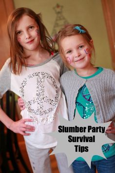 If you have a tween girl, chances are you are planning or still trying to recover from your daughter's first slumber party - here are some tips to survive. Camping Party Ideas, Camping Party Invitations, Sleepover Fun, Sleepover Parties, Party Ideas For Girls, Rockstar Party, Rock Star Party, Grandparenting