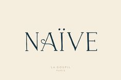 the word nave is written in black ink on a white background with blue lettering