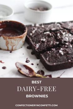 the best dairy - free brownies recipe for chocolate lovers